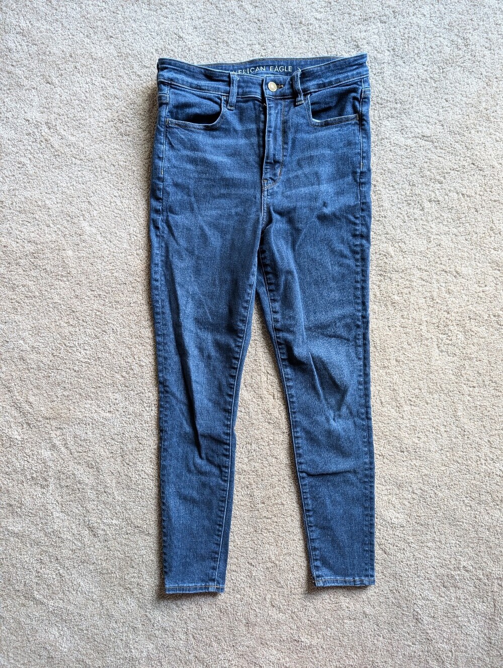 American Eagle Skinny Leggings Super Highrise 10